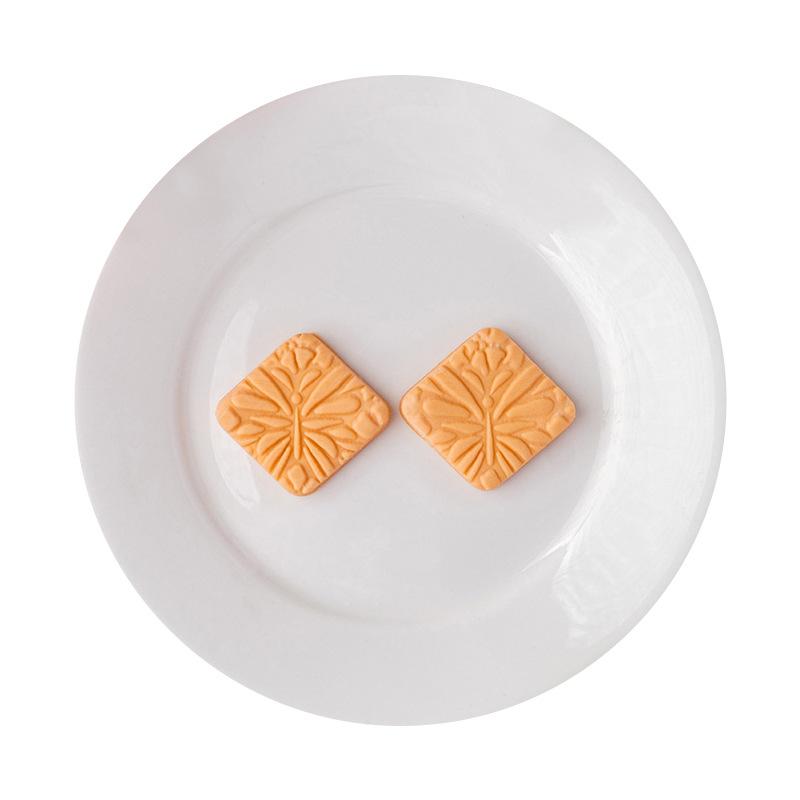 Butterfly Patterned Soft Pottery Roller Texture Clear for Embossing Making Earrings Pendants DIY Clay Gift