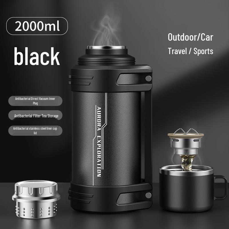 2026 Large Capacity 316 Stainless Steel Insulated Water Bottle - Outdoor Travel Kettle, Year of the Horse Edition