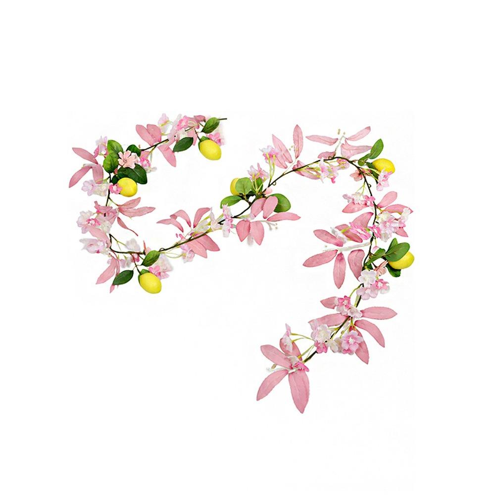 

Элегантная искусственная лимонная гирлянда Реалистичная лоза с искусственными фруктами Домашний декор для гостиной Style 2