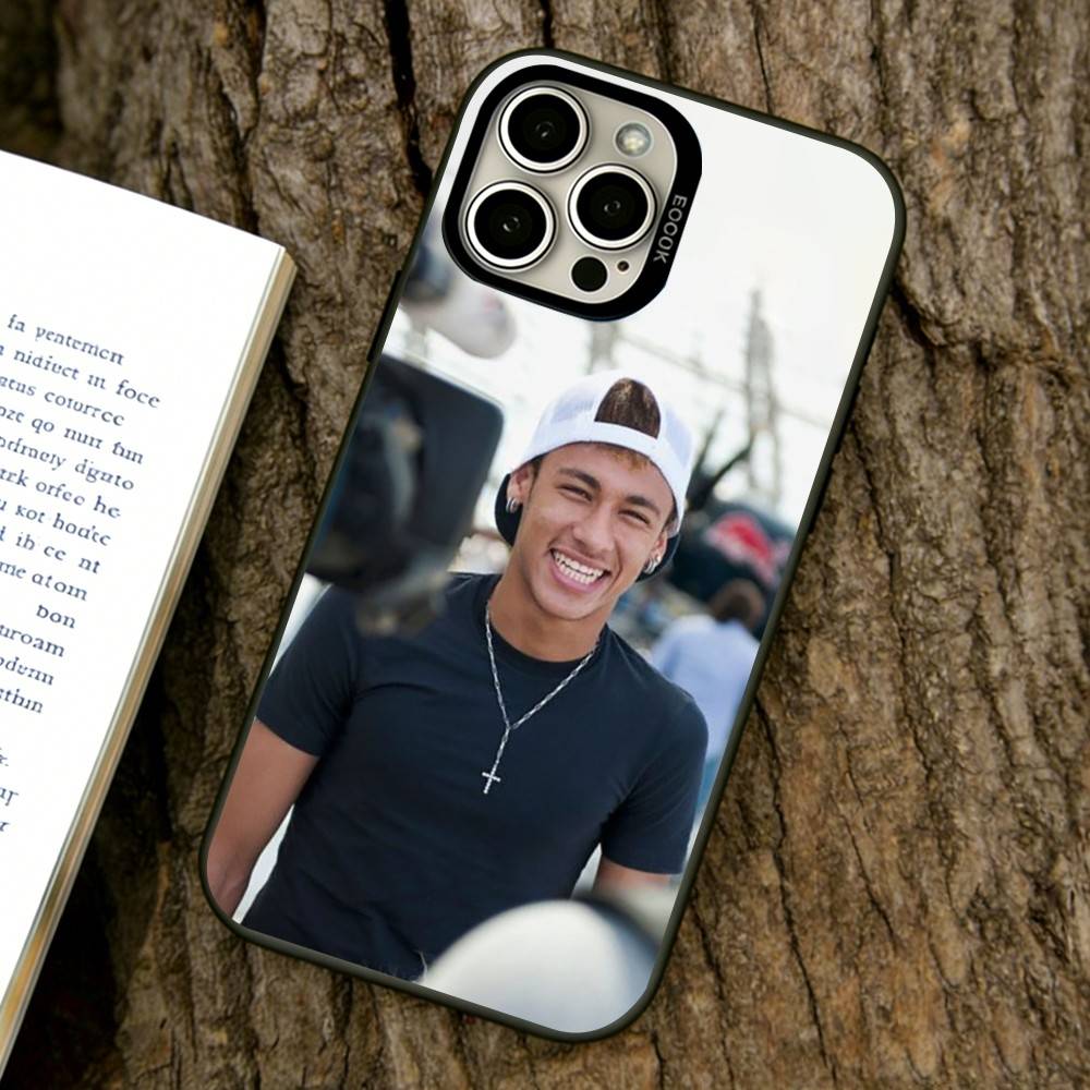 Pouzdro na telefon Neymar Pro iPhone 17,16,15,14,13,12,11 Plus,Pro Max,XS,Barevný postříbřený vnitřní kryt