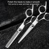 1 Set Hair Cutting Scissor Kit with Case Professional Salon Barber Alloy Men Women Hairdressing Thinning Shears Comb Hair Clips Set
