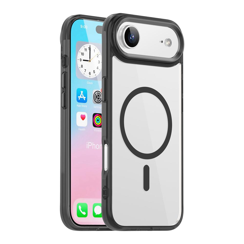 KEYSION Stoßfestes Transparentes Case für MagSafe für iPhone 17 17 Air Weiches TPU+PC Magnetisches Kabelloses Laden Telefon HD Klare Hülle