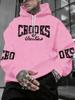 Men'sAutumn And Winter Hooded with Iconic Print - Loose Fit Streetwear Hoodie