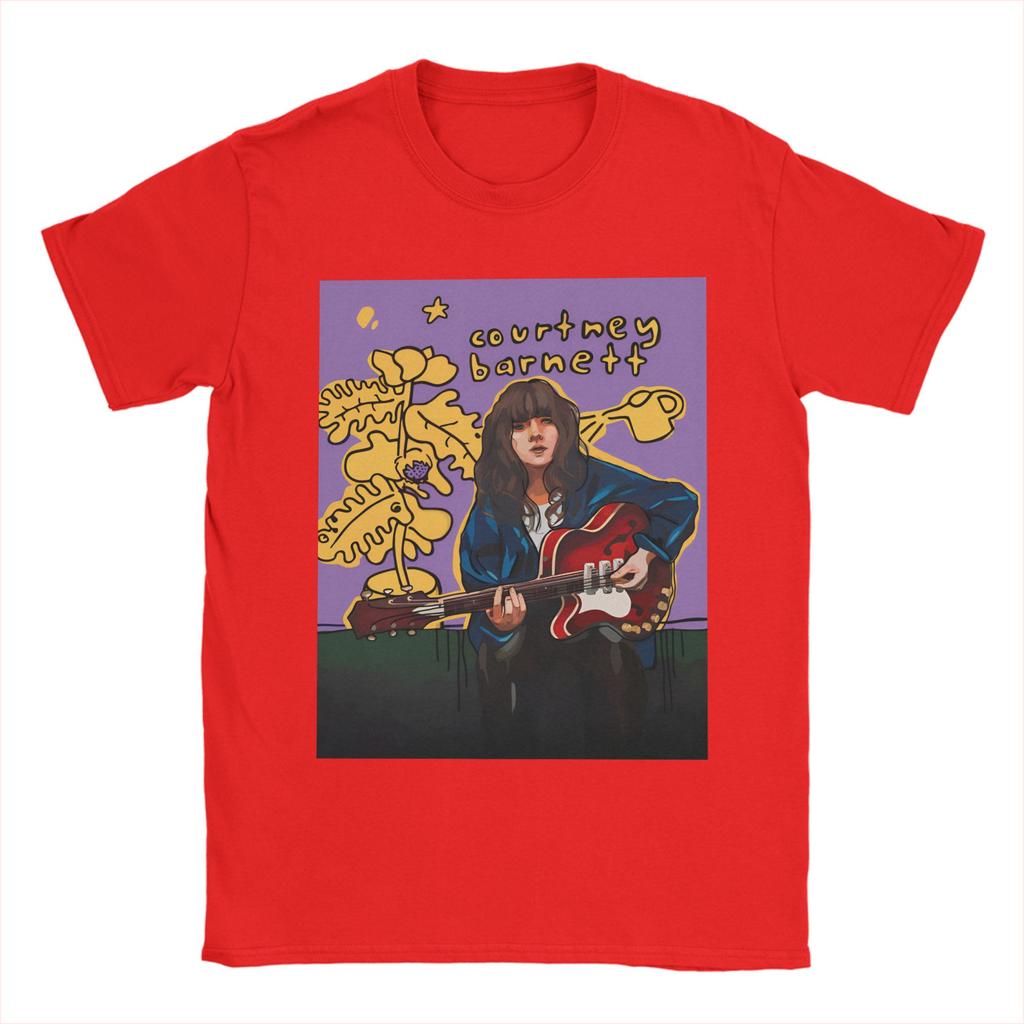 Courtney Barnett Australische Sängerin T-Shirt für Unisex Tolle Reine Baumwolle T-Shirts Rundhals Kurzarm T-Shirt Einzigartige Kleidung