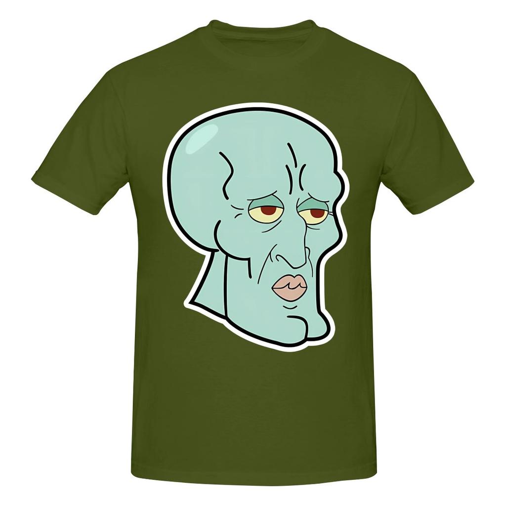 Funny Handsome Squidward Unisexs Printed Tshirt Unisex T Shirtclothes Unisex