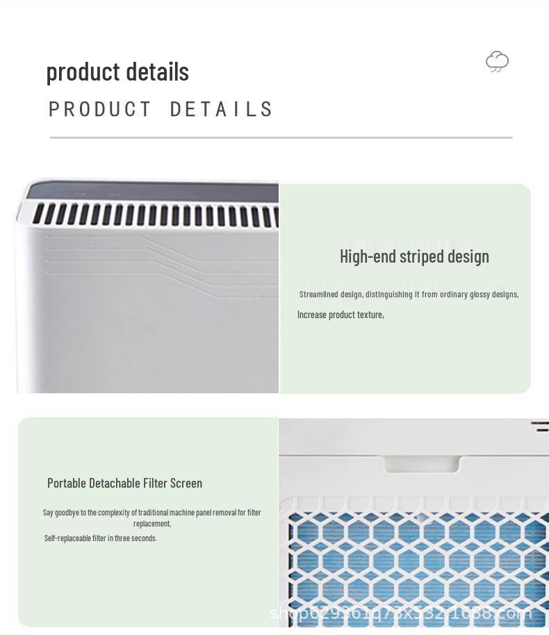 Home Air Purifier: Formaldehyde and Pet Odor Removal, Negative Ion Technology, Toilet Deodorizing and Sterilization
