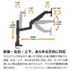 Archis Gas Spring LCD Monitor Supports Monitors Up To 40 Inches Arm, (2-12kg) AS-MABG06