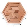 Šestihranné mimozemské šachy Tangram Puzzle Brainstorming 11dílné blokové puzzle Puzzle Klasické puzzle dětské hračky