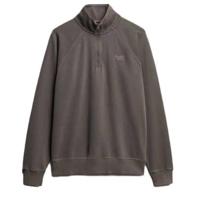 Superdry Mikina s polovičným zipsom Essential Logo