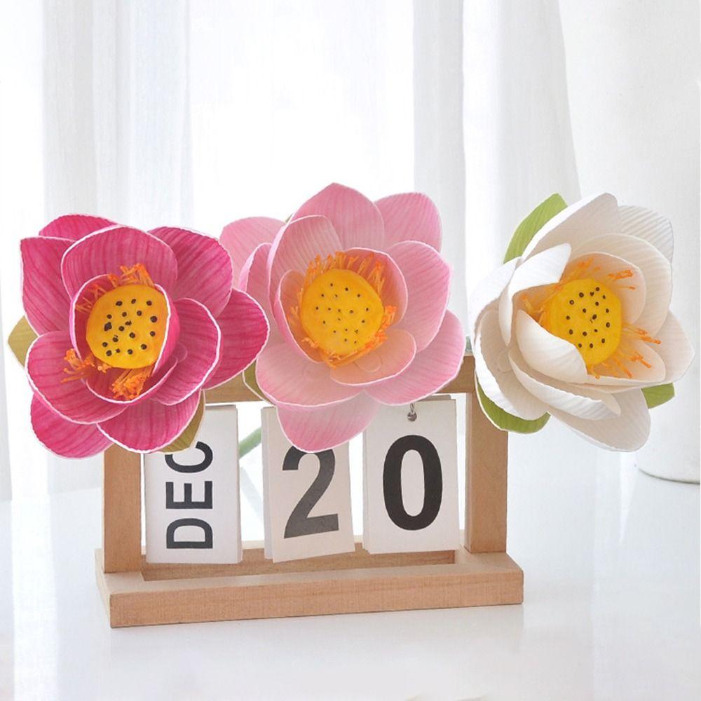 Lifelike Simulated Lotus EVA Decorative Fake Flower Fake Lotus Seedpod  Pastoral Decorative