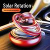 Interstellar Rotating Solar Car Air Freshener - Safe, Fragrant Ornament for Your Journey
