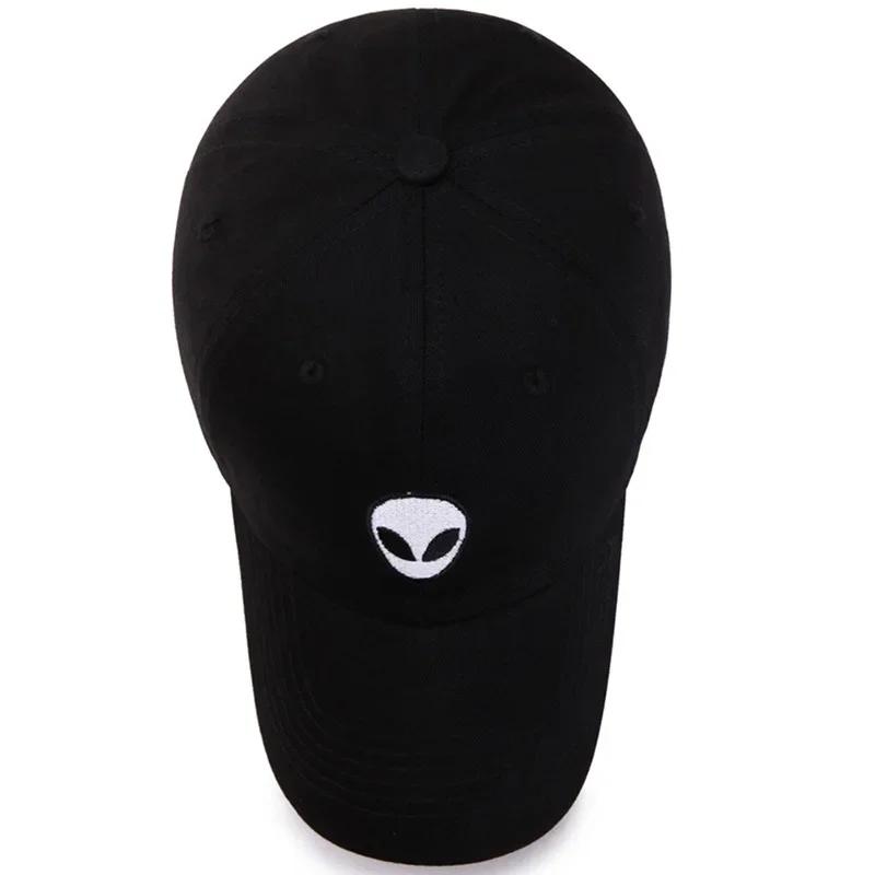 Unisex Embroidered Alien Folding Baseball Cap Beach Sun Hat Street Headwear Outdoor Hat Men and Women Hip Hop Hat