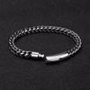 6MM Link Chain Bracelet For Men Stainless Steel Fashion Luxry Man Accessories Charm Punk Rock Style Biker Jewelry Gift Friends