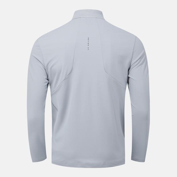 DESCENTE Training Turflite Long Sleeve Polo Shirt Grey (Sq311Tpl71)