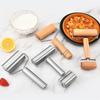 Non-stick Stainless Steel T-shaped Rolling Pin for Dough & Dumpling Wrappers