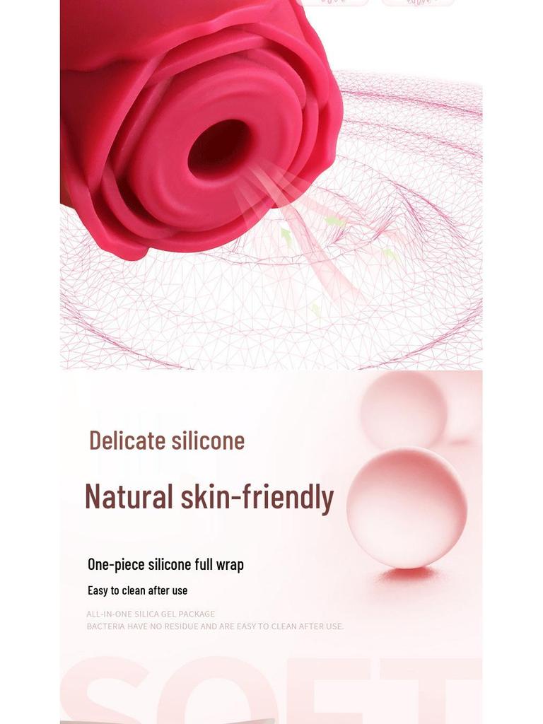 Růžové vajíčko ženský sací vibrátor a masturbátor pro dospělé
