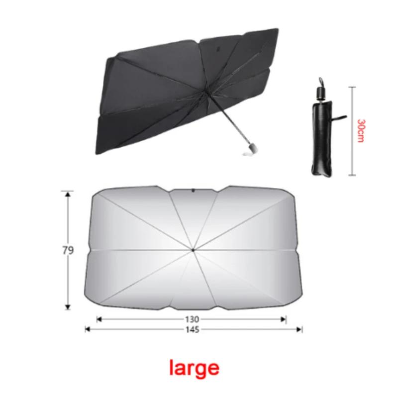 Car Sunshade Umbrella Car Sun Shade Protector Parasol Summer Sun Interior Windshield Protection Accessories for Auto Shading