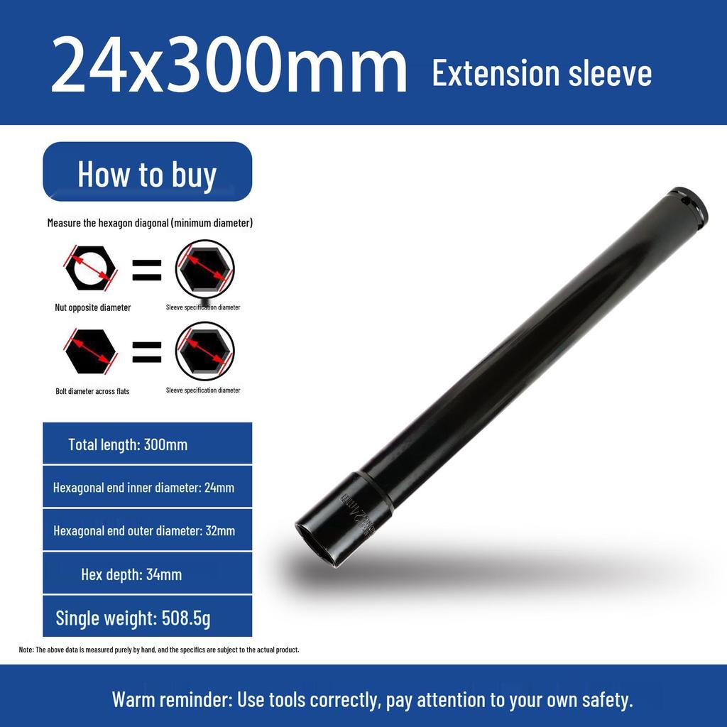 Electric Hex Impact Wrench Socket 1/2, 8-32 for Scaffolders & Carpenters