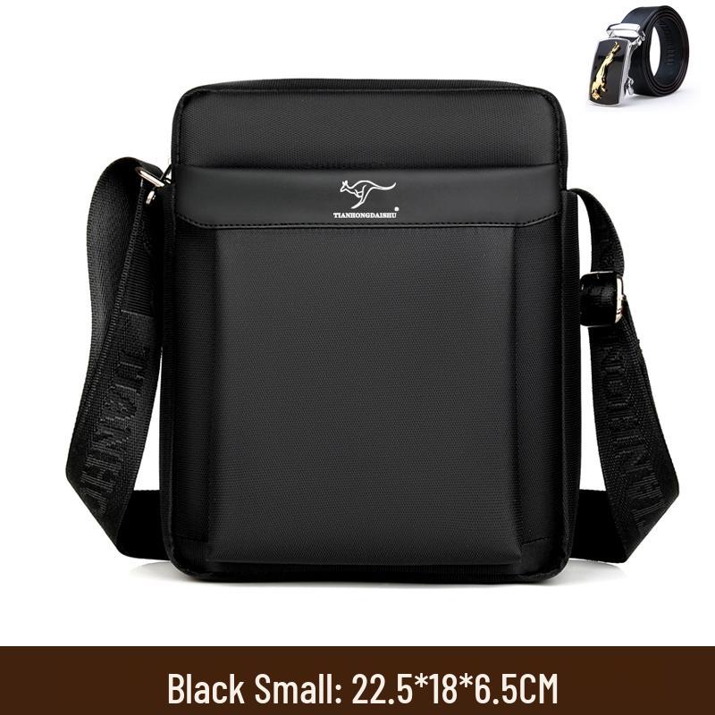 Men's Single Shoulder Crossbody Canvas Bag, New 2025 Oxford Commuting Backpack, Compact Personal Portable Bag