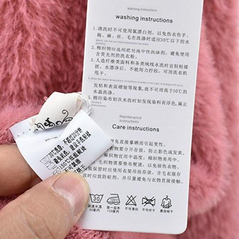 Large Design round Neck Loose and Lazy Style Autumn and Winter Imitation Mink Milk Huhu Soft Glutinous Tops Sweater Women's Knitted Coat