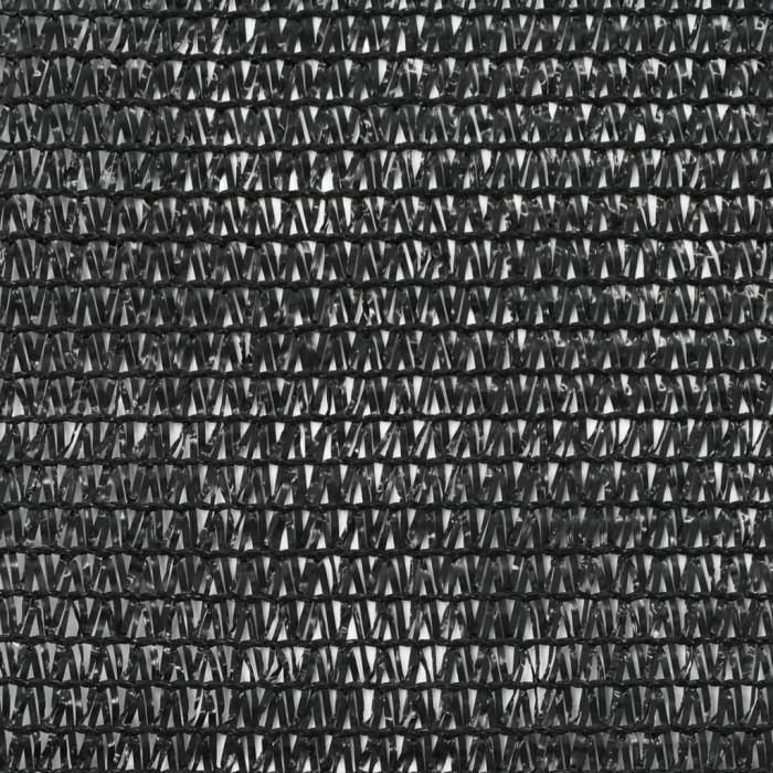 VidaXL Clôture de tennis PEHD 1,4 x 25 m Noir