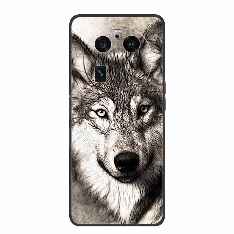 For Oppo Find X6 Pro Case Astronaut Soft Silicone Shockproof Phone Back Cover Cases for Oppo Find X6 Pro 5G Spaceman Lion Shell