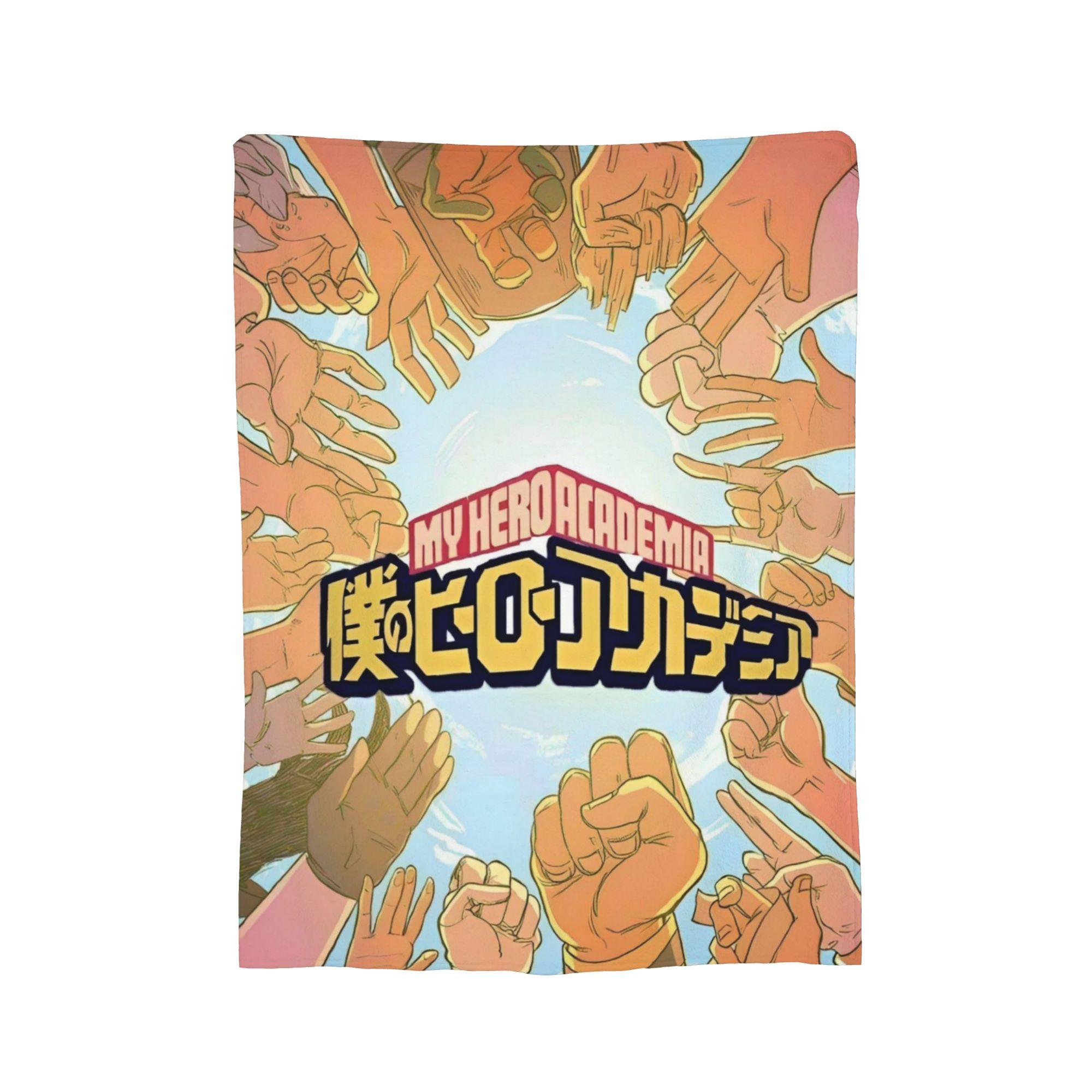 

My Hero Academia Fleece Throw Blanket Anime Blanket for Home Office Lightweight Thin Quilt, 150x200cm