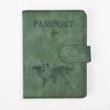 2024 Anti-Magnetic RFID Color-Changing PU Passport & Ticket Holder Wallet