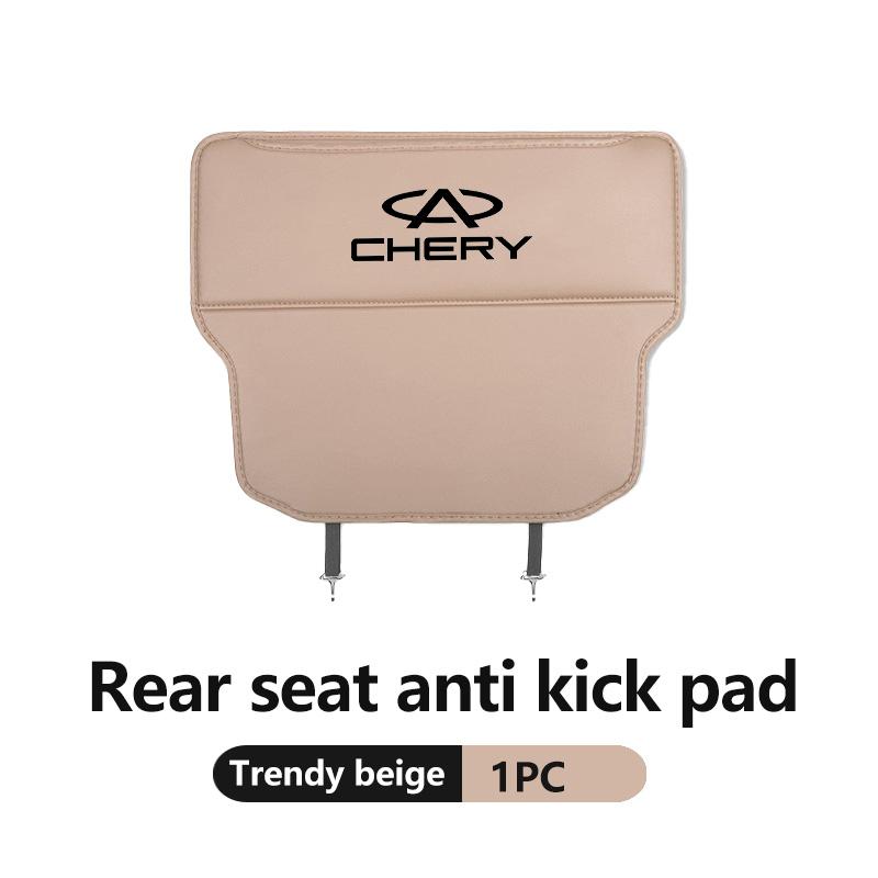 Car Leather Seat Anti Kick Pad Dirt Resistant Seat Backrest Mat For Chery Fulwin QQ TIGGO 2 3 4 5 7 Pro 8 3X A1 QQ Eastar KK2