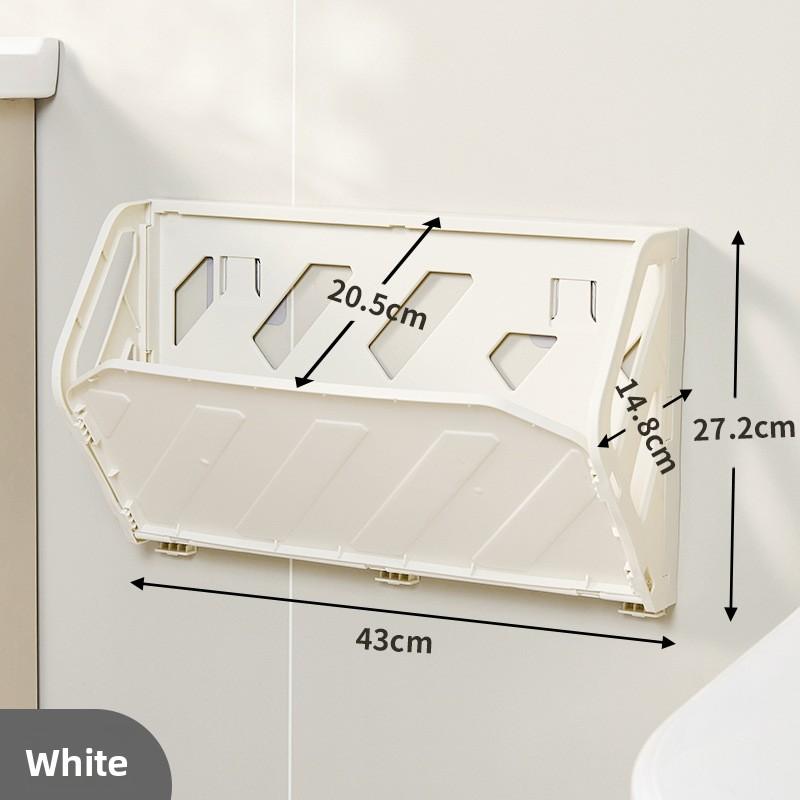 1PC Household Simple Folding Wall-mounted Shoe Rack No Punching Anti-theft Door Storage Wall-mounted Bathroom Slipper Rack