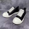 Fashion Men Women Casual Canvas Shoes Luxury Trainers Adult Lace Up Sneakers Women Loafers Spring Autumn Flats Black Shoes Big Size