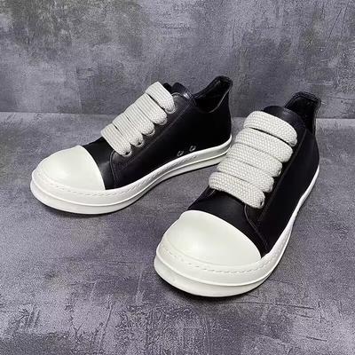 Fashion Men Women Casual Canvas Shoes Luxury Trainers Adult Lace Up Sneakers Women Loafers Spring Autumn Flats Black Shoes Big Size