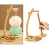 Knitting Yarn Holder Wood Yarn Holder Rotating Thread Spool Yarn Stand Magnetic Yarn Dispenser for Crocheting Knitting