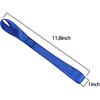 Soft Loop Tie Down Straps - Loops For Securing ATV, UTV, Motorcycles, Scooters, Dirt Bikes, Lawn & Garden Equipment (Blue Soft Loops 12 Inch (6Pcs)