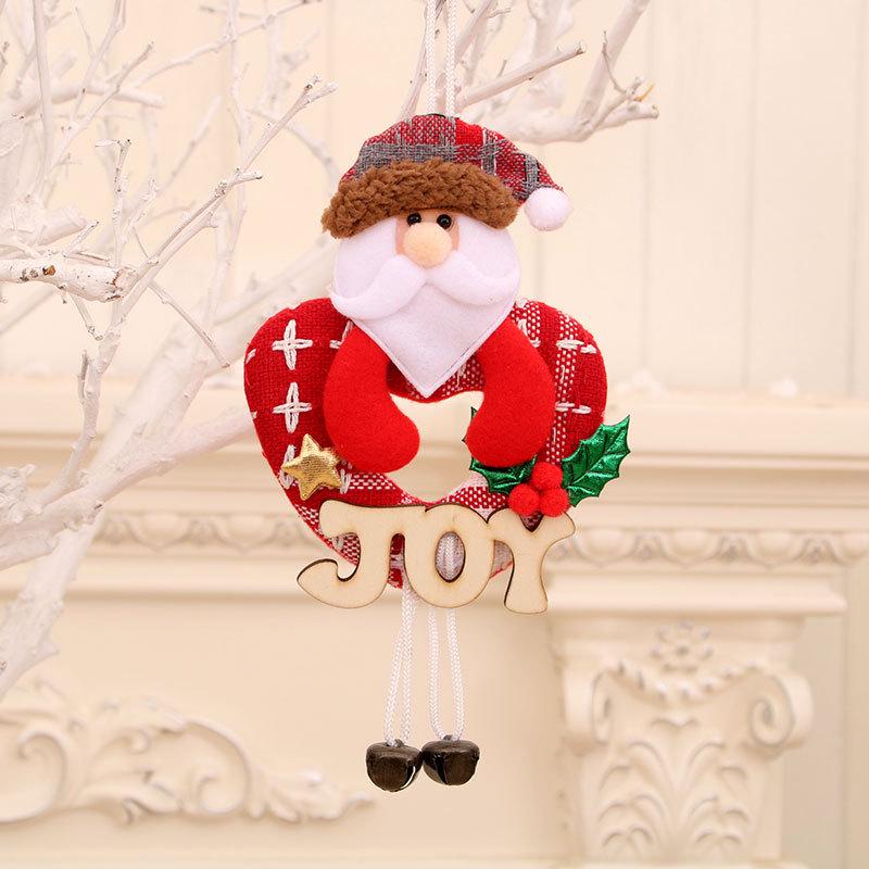 New Christmas Tree Decorations: Wooden Letter Plaques, Snowman & Old Man Pendants, Bells Ornaments