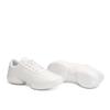 Female Adult Jazz Dance Shoes Square Dance White Leather Sports Shoes for Women Casual Running Shoes Outdoor