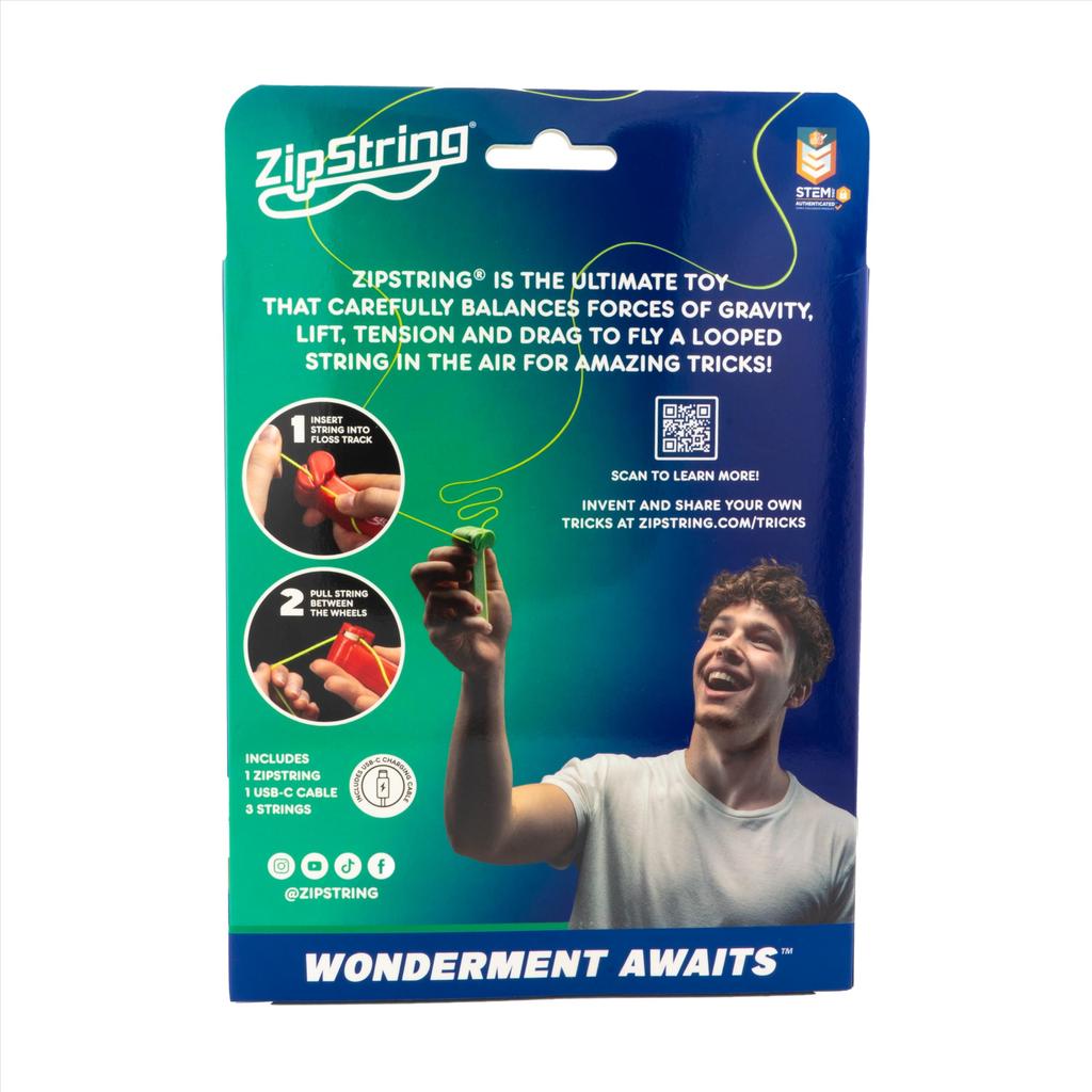 ZipString Čirý balíček Červený provazový odpalovač ZipString Originální produkt