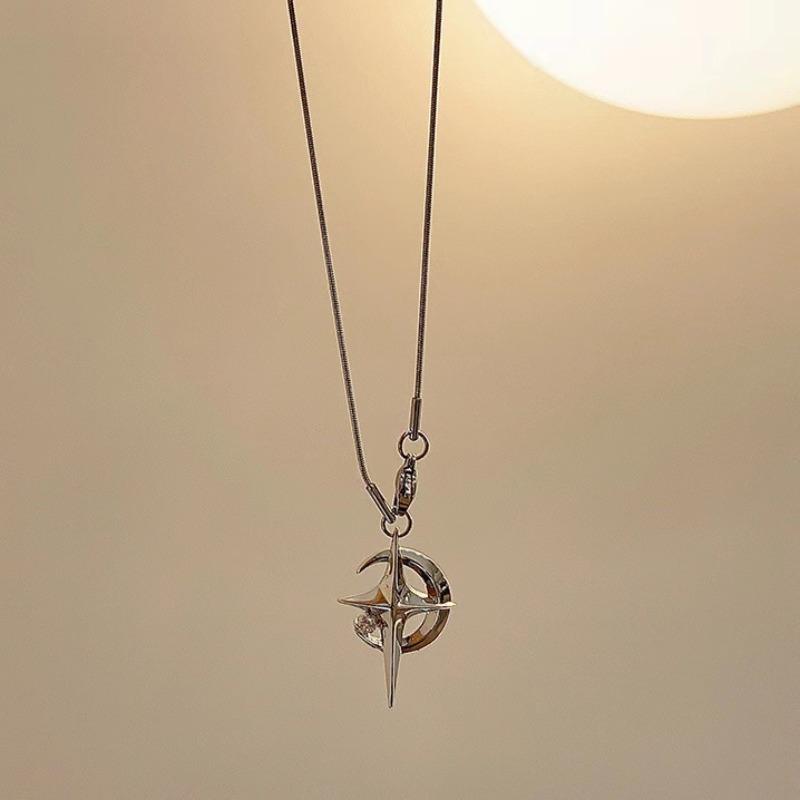 Fashion Star Pendant Galaxy Necklace for Women Men Egirls Y2K Cool Couples Necklace Clavicle Chain Original Party Jewelry Gift