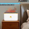 Humidificateur d'air FLAMMOX avec effet cheminée, humidificateur d'ambiance à flamme