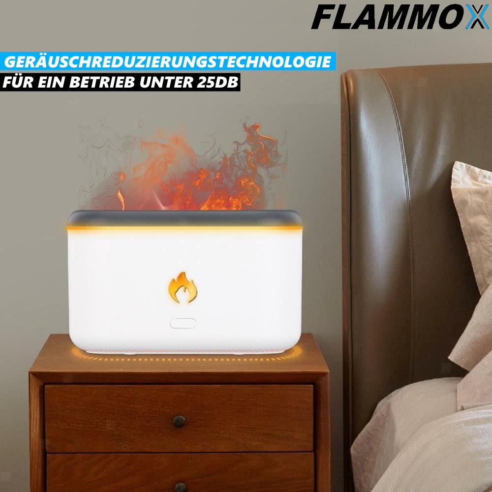 FLAMMOX Luftbefeuchter mit Kamineffekt Flammen Humidifier Raumbefeuchter