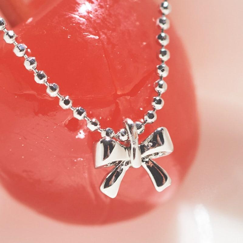 Noonoo Fingers Merry Bow Necklace