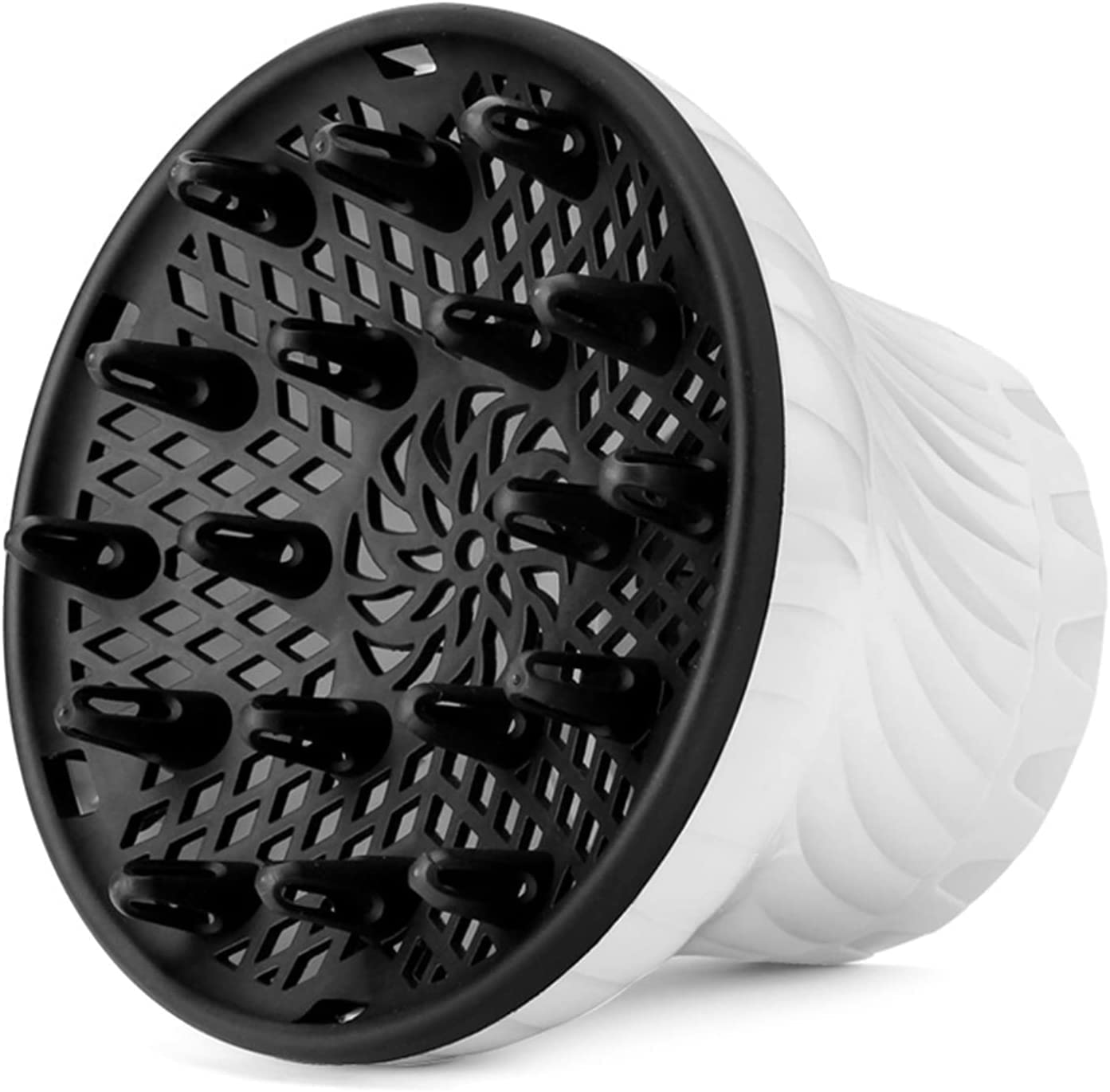 

YUNAI Универсальный инструмент для укладки кудрявых волос для и кудрявых Подходит для фенов Диффузор, Салонного качества Тонких, Густых, Кудрявых, Волнистых, Волос, 1,38 белый