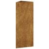 VidaXL Jardinière 30x26x75 cm acier corten 824545