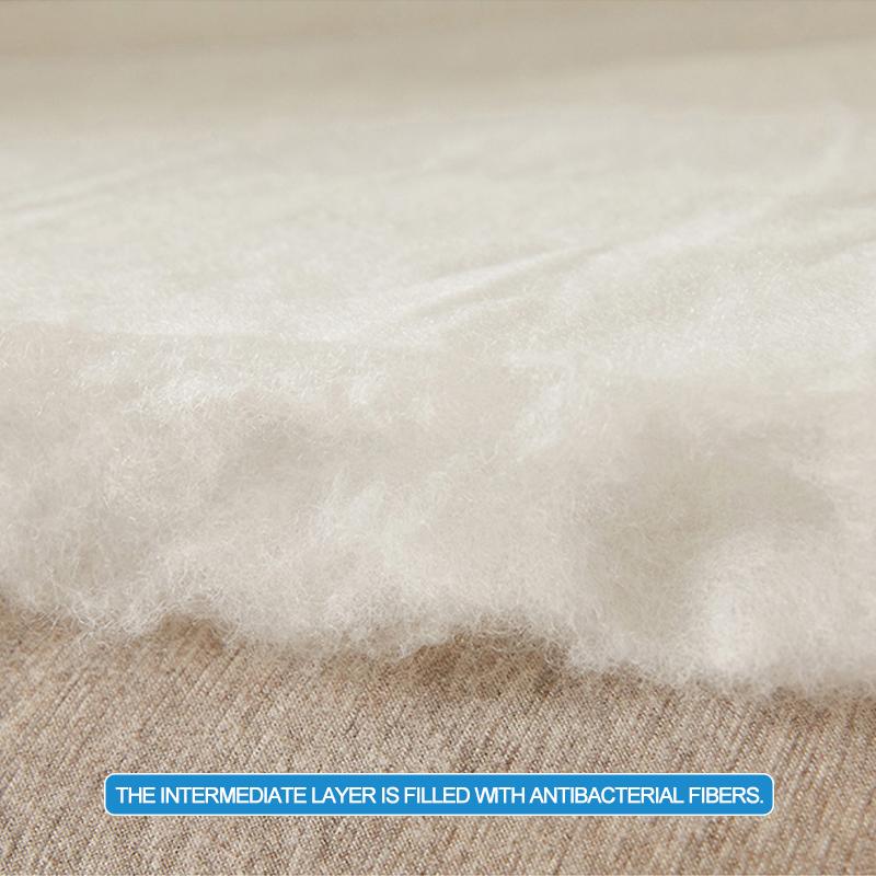 Quilted Mattress Cover Breathable Mattress Protector,Bed Sheet with Straps,Soft,Washable,Anti-Slip,Hypoallergenic, Noiseless