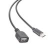 Modul konvertoru 12V/24V na 5V Napájecí adaptér Kabel 2pinový Bezsvařovací svorka k USB/Type C Step-down nabíjecí kabel