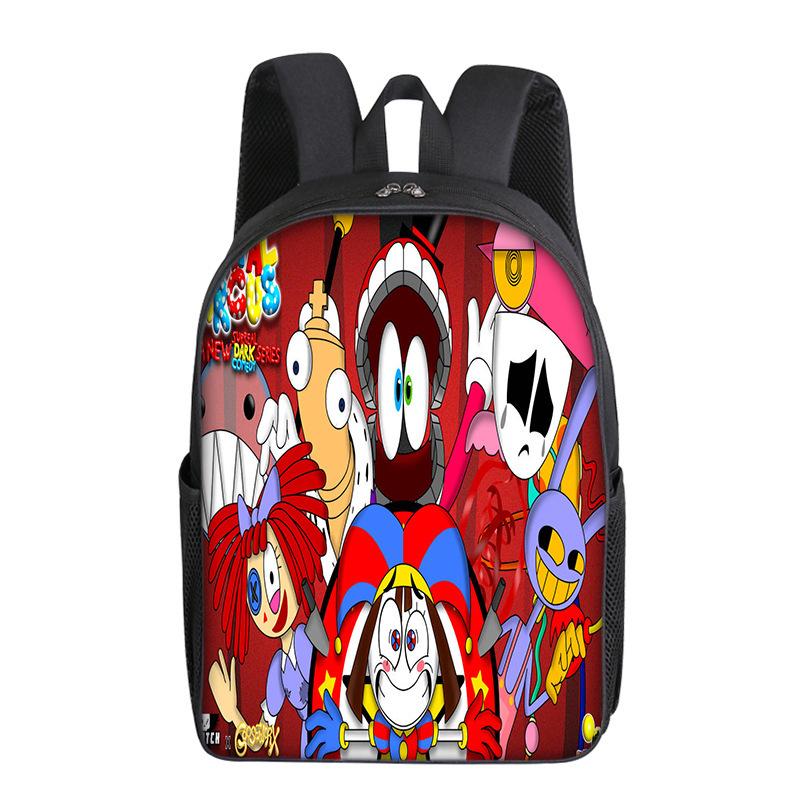 Magic Digital Circus The Amazing Digital Circus School Bag Primary School Students Single Layer Backpack