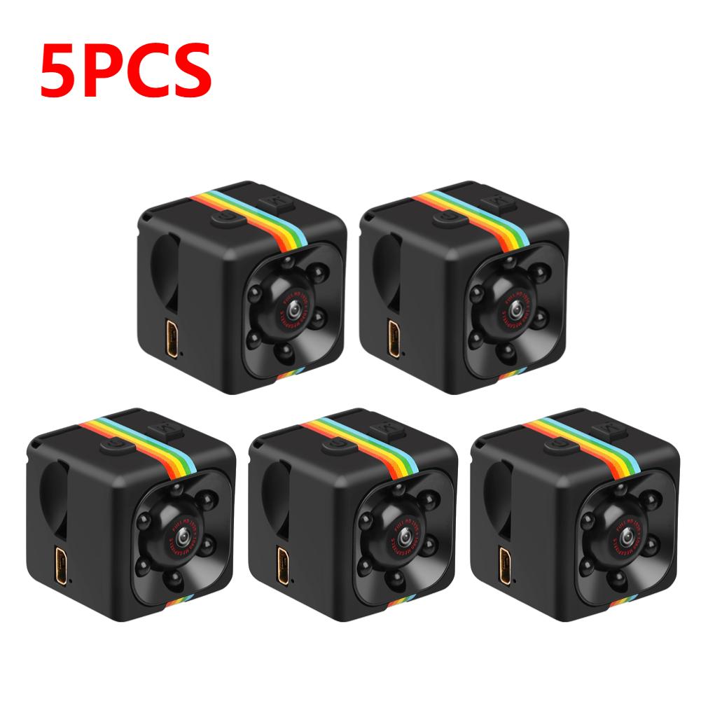 5-1PCS Mini Camera SQ11 Full HD 960P Camcorder DVR Sport DV Micro Camera Motion Sensor Night Vision for Windows 7/2000/XP/Vista