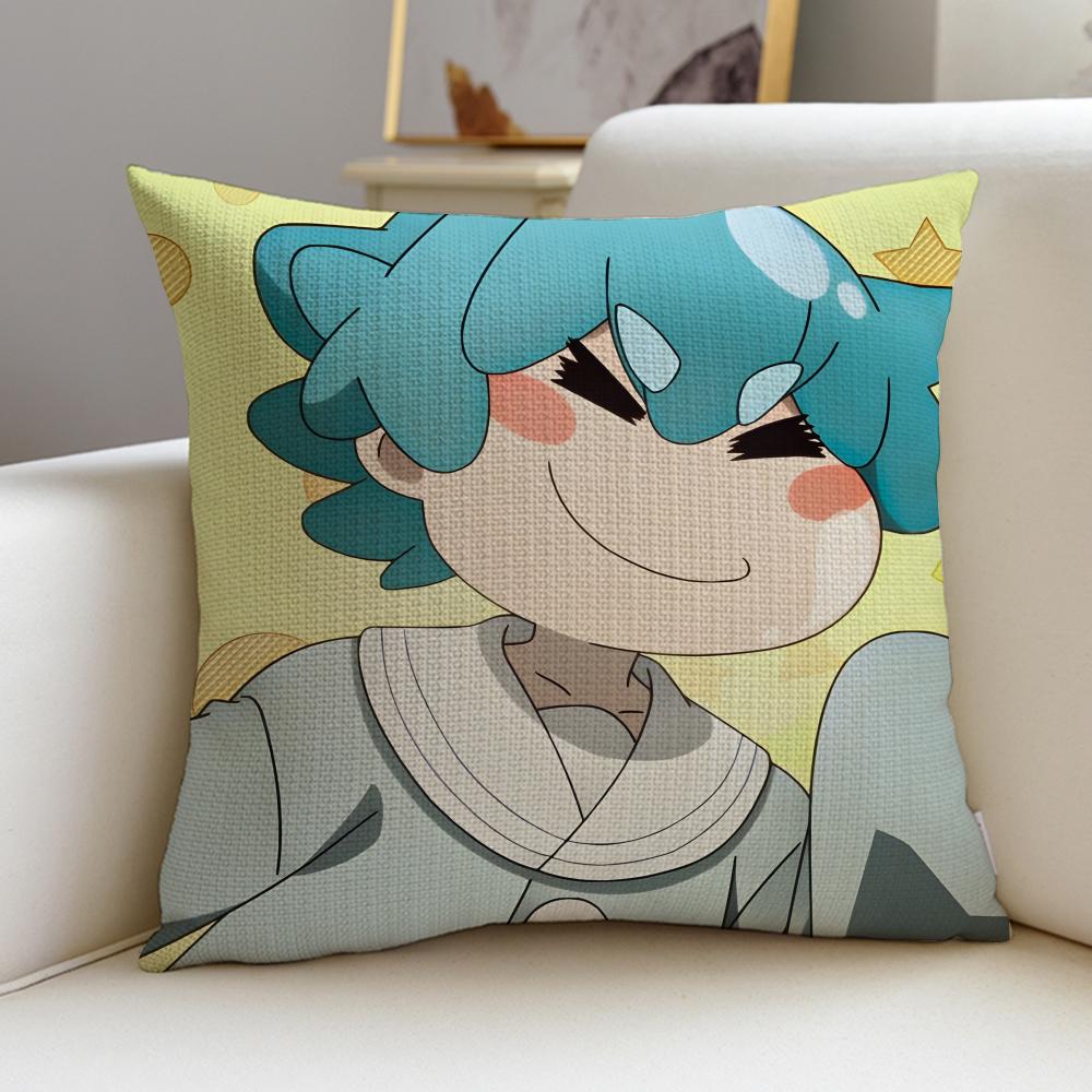 Epic RRagna CrimsonS Cushion Cover Breathable and skinfriendly linen pillowcase square removable and washable cushion