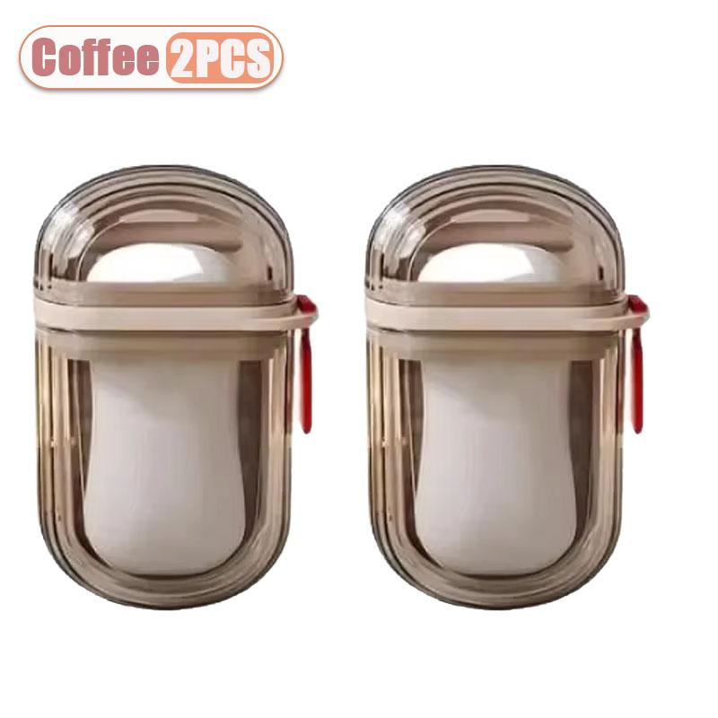 1-10PCS Travel Soap Box Creative with Lid Seal Draining Portable Small Soap Case Soap Dish Holder Bathroom Accessories
