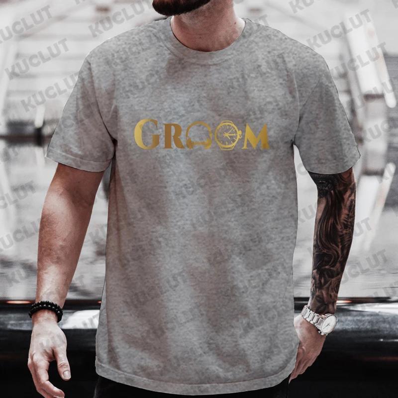 Groom Squad Best Man T Shirt EVG Team Future Groom Tees Single Farewell Bachelor Stag Party Tshirt Engaged Wedding Graphic Tops